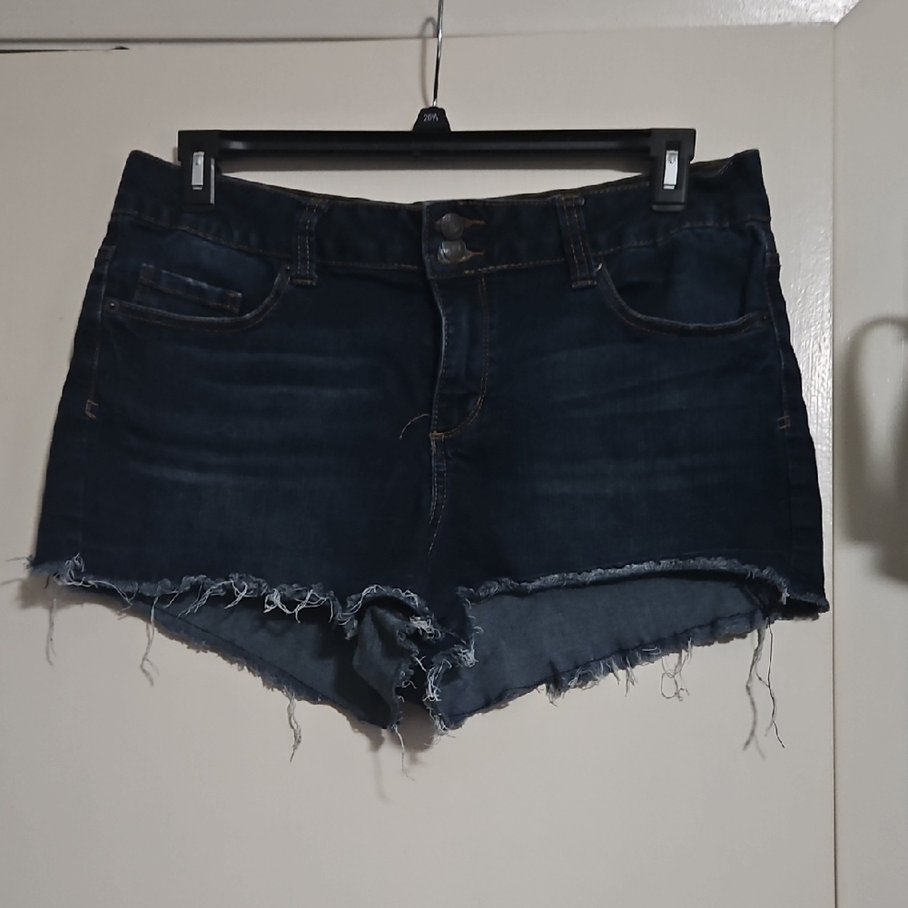Mudd Dark Blue Jean Shorts
